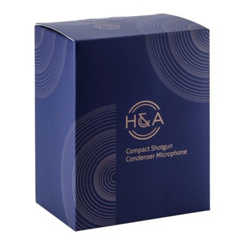 H&A Compact Shotgun Condenser Microphone for Smartphones Cameras New